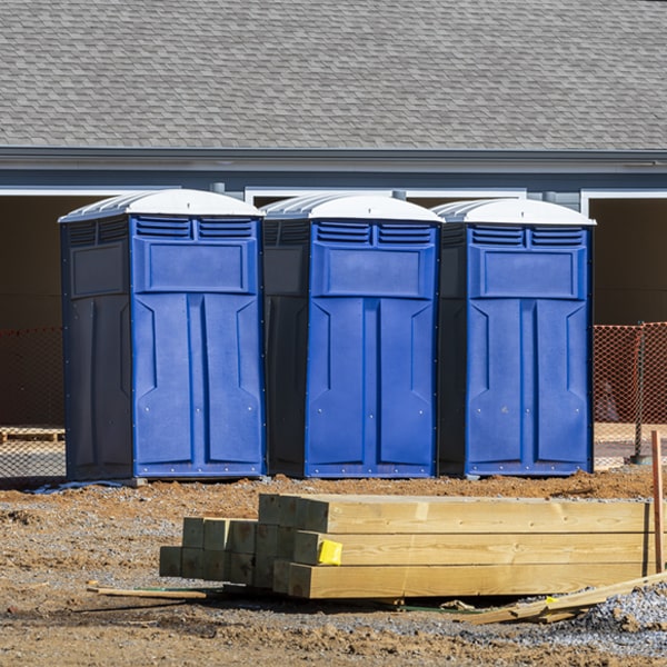 are there any restrictions on what items can be disposed of in the portable restrooms in Hackett AR